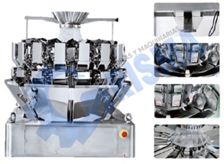 Báscula Multicabezal de 16 Cabezales (7.5L)